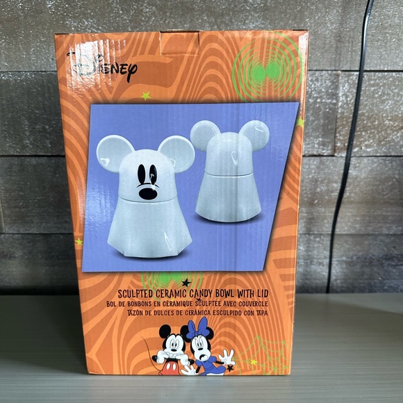 👻 Disney Mickey Mouse Ceramic Ghost Cookie Jar 👻 - Picture 6 of 6